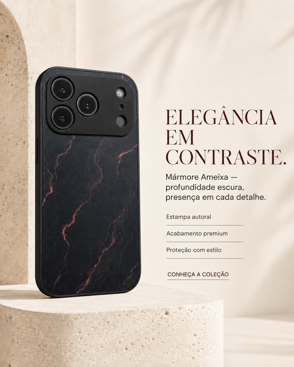 Banzu Mármore Ameixa — elegância em contraste